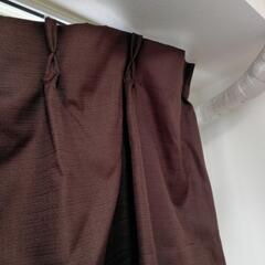 【掃きだし窓】一級遮光、透けにくい遮光カーテンセットの画像