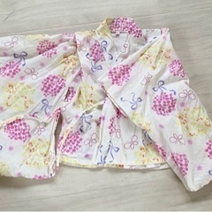 西松屋　浴衣風　甚平　女の子用　100cmの画像