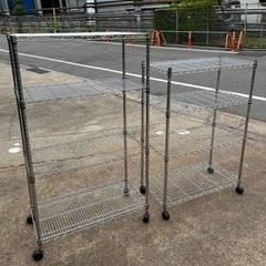 メタルシェルフ スチールラック 収納棚 ワイヤーラック スチール...