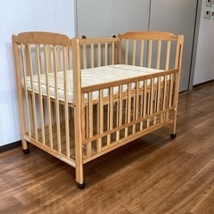 ベビーベッド【町田市再生家具】240946の画像