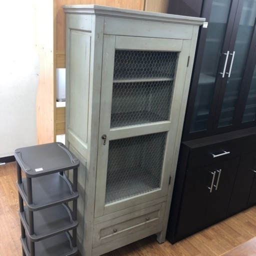 アンティーク調キャビネット　1枚扉　売ります！取りに来れる方限定！