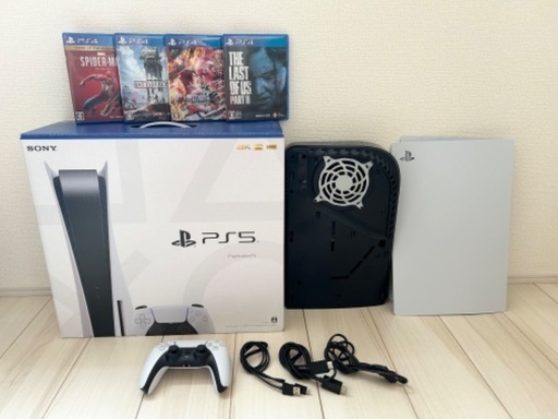 【美品】【おまけ付き】　PS5 プレイステーション5 ディスクドライブ搭載モデル CFI-1200A01