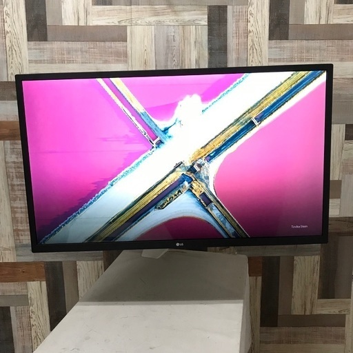 即日受渡❣️今年購入LG31.5型アームスタンド液晶ワイドモニター18500円