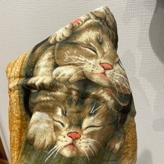 ネコ　タオル　フルグラフィックの画像