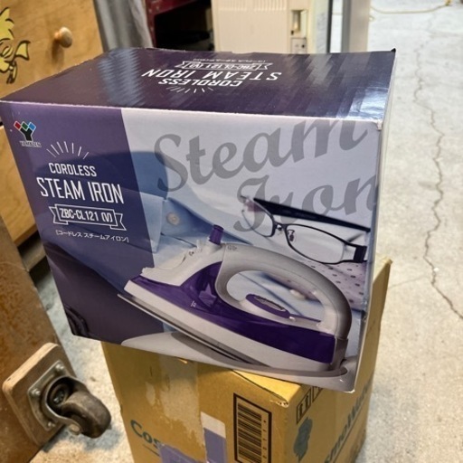 未開封 新品 YAMAZEN コードレス スチームアイロン