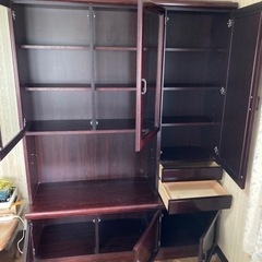 【引き渡し予定者決定】家具　昭和大型カップボード　収納棚