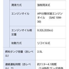 YAMAHA　インバーター発電機900W　未使用品の画像