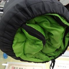 【恵庭】☆中古品☆LICLI リクライ コンパクト シュラフ 寝袋 ライトグリーン PayPay支払いOK！の画像