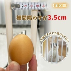 【お譲り決まりました】猫 脱走防止柵の画像