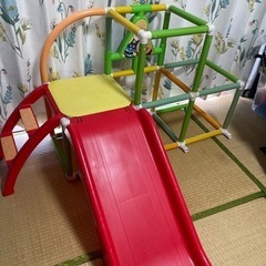 アンパンマン　ジャングルジム滑り台の画像