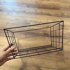 ワイヤーバスケット　カゴ　バスケット　家具 収納家具 スチールラックの画像