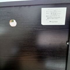 ★ジモティ割あり★ ドウシシャ TV台 ブラック H46×D42×W90 クリーニング済み MT1626の画像