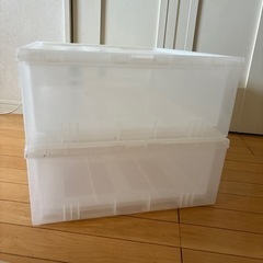 無印　PP衣装ケース 2個セットの画像