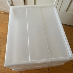 無印　PP衣装ケース 2個セットの画像