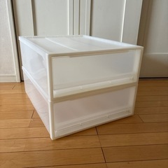 無印　PP衣装ケース 2個セットの画像