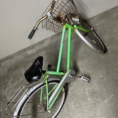 ジャンク品　自転車26インチ　タウンの画像