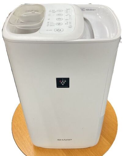 【2019年製】 HV-H75-W シャープ SHARP プラズマクラスター 加熱気化式加湿器 加湿器 通電確認済み