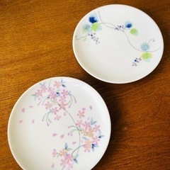 新品未使用　美濃焼　小皿　昭和レトロの画像