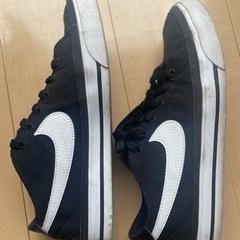 25cm NIKEスニーカー　ブラックの画像