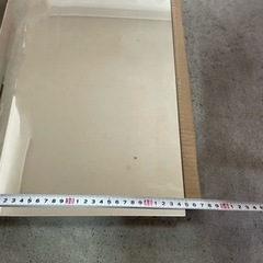 【新品未使用】　鏡　ミラー 長さ:57cm  幅:45cm 　　　の画像