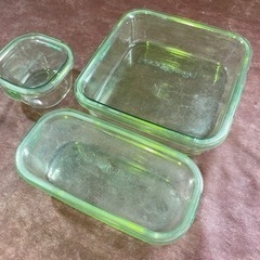 pack &range 保存容器　耐熱ガラス　中古