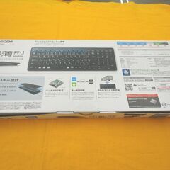 新品 エレコム Bluetoothコンパクトキーボード TK-FBP101BK ブラック パンタグラフ式 薄型 マルチOS対応 ELECOM 札幌 西岡店の画像