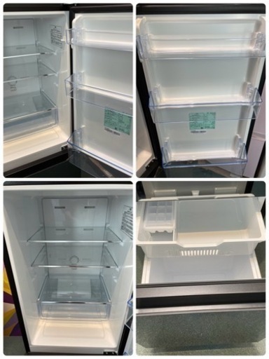 【中古】Hisense ノンフロン冷凍冷蔵庫 HR-G16AM 162L 2023年製