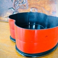 昭和レトロ　漆器　弁当箱　菓子入れ　ひょうたん型の画像