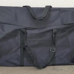 A2サイズ　硬質 ポートフォリオ（黒）＋B3サイズ　ビニール製バッグ（2点セット）の画像
