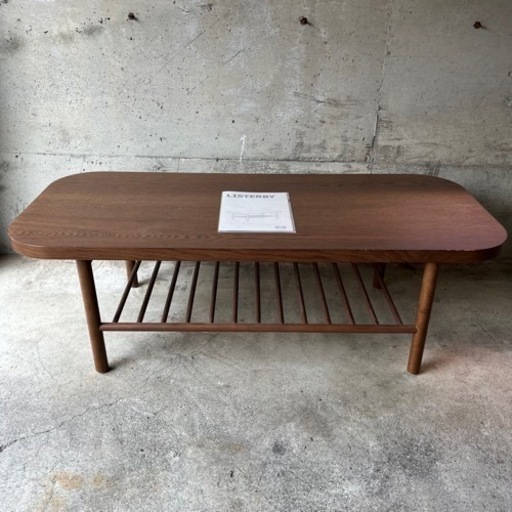 IKEAテーブル LISTERBY リステルビー コーヒーテーブル, オーク材突き