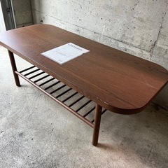 IKEAテーブル LISTERBY リステルビー コーヒーテーブル, オーク材突き板, 140x60 cmの画像