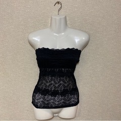 SOLD OUT　ベアトップ 2枚 白 黒の画像