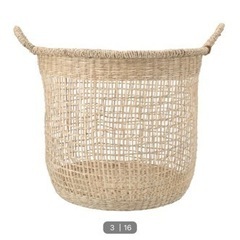 【最終値下げ】ニトリシーグラスバスケット カルミュ 中古品の画像