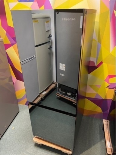 【中古】Hisense ノンフロン冷凍冷蔵庫 HR-G16AM 162L 2022年製