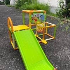 プーさんのジャングルジム➕滑り台おもちゃ 遊具