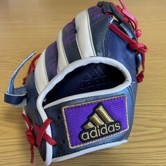【値下】限定品｜アディダス 限定メタリックカラーグラブ
