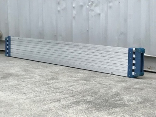 E455◇ピカコーポレイション◇ブルーコンパクトステージ◇伸縮式足場板◇縮長2.23m◇STKD-D4023