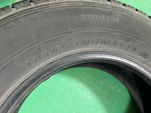 5〜ダンロップ、195/80-15LT