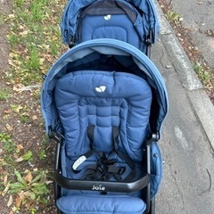 二人乗り用ベビーカーの画像