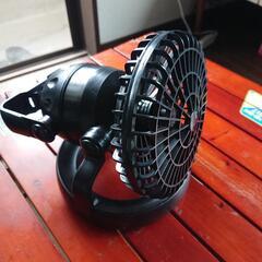動作確認済み LEDライト付きファン 扇風機 電池式 ジャンクの画像