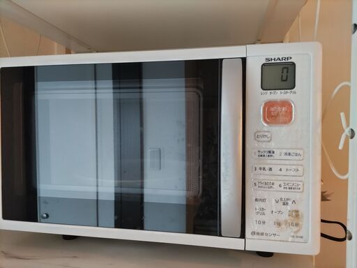 トースターオーブン付電子レンジ　シャープ