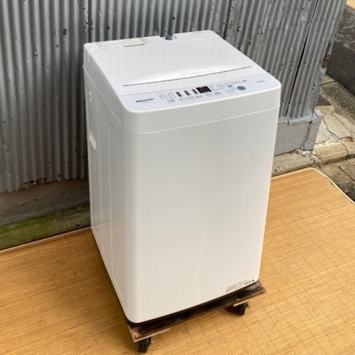 洗濯槽取り外しクリーニング済み‼️Hisense 4.5kg洗濯機　HW-E4503