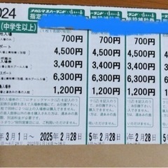 ナガシマ　　ワイドパスポートなど割引券