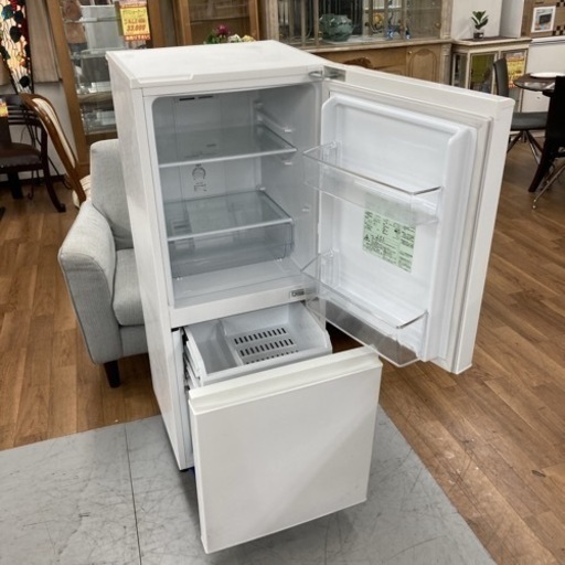 S364 ⭐ AQUA 2ドア冷蔵庫（126L 右開き）19年製 AQR-E13H ⭐動作確認済 ⭐クリーニング済