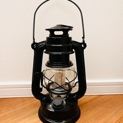 (ジャンク品)ランタン黒★インテリアに