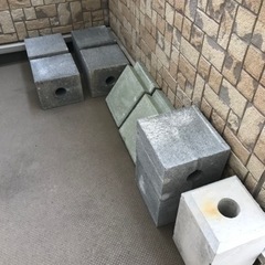 単管ベースピンコロ　その他コンクリートブロック