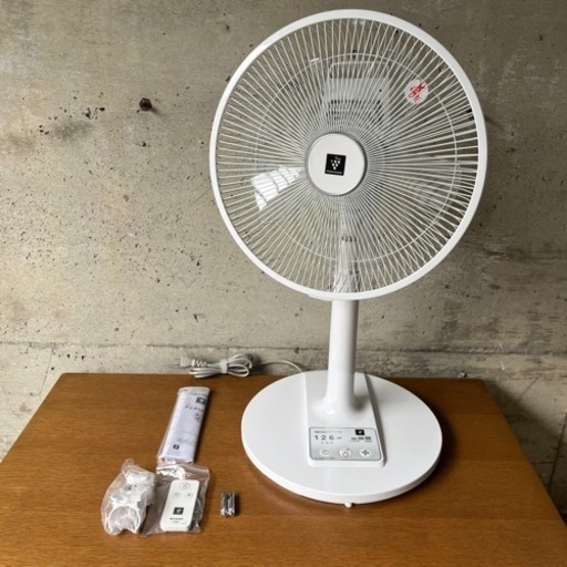 SHARP 扇風機 PJ-P3AS-W 2023年製 プラズマクラスター扇風機 リビングァン ACモーター ホワイト