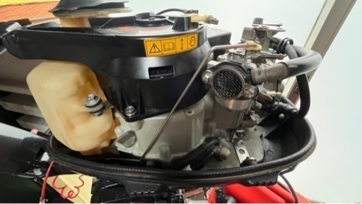 5馬力　4スト　 船外機　スズキ　DF5 外部タンク　ホースセット　動作良好　suzuki