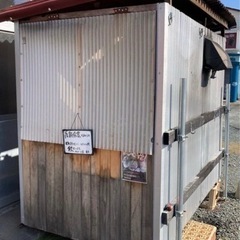 (受渡し決定)屋台　移動販売　軽トラ移動　プレハブ