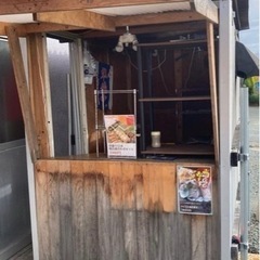 (受渡し決定)屋台　移動販売　軽トラ移動　プレハブの画像